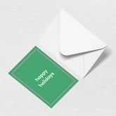 Happy Holidays Greeting Card