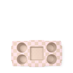 Top o' the Bogg to Ya - Checkered Linen/ Pink Marshmallow