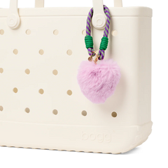Bogg'd & Charmed  - Purple Heart Pouf